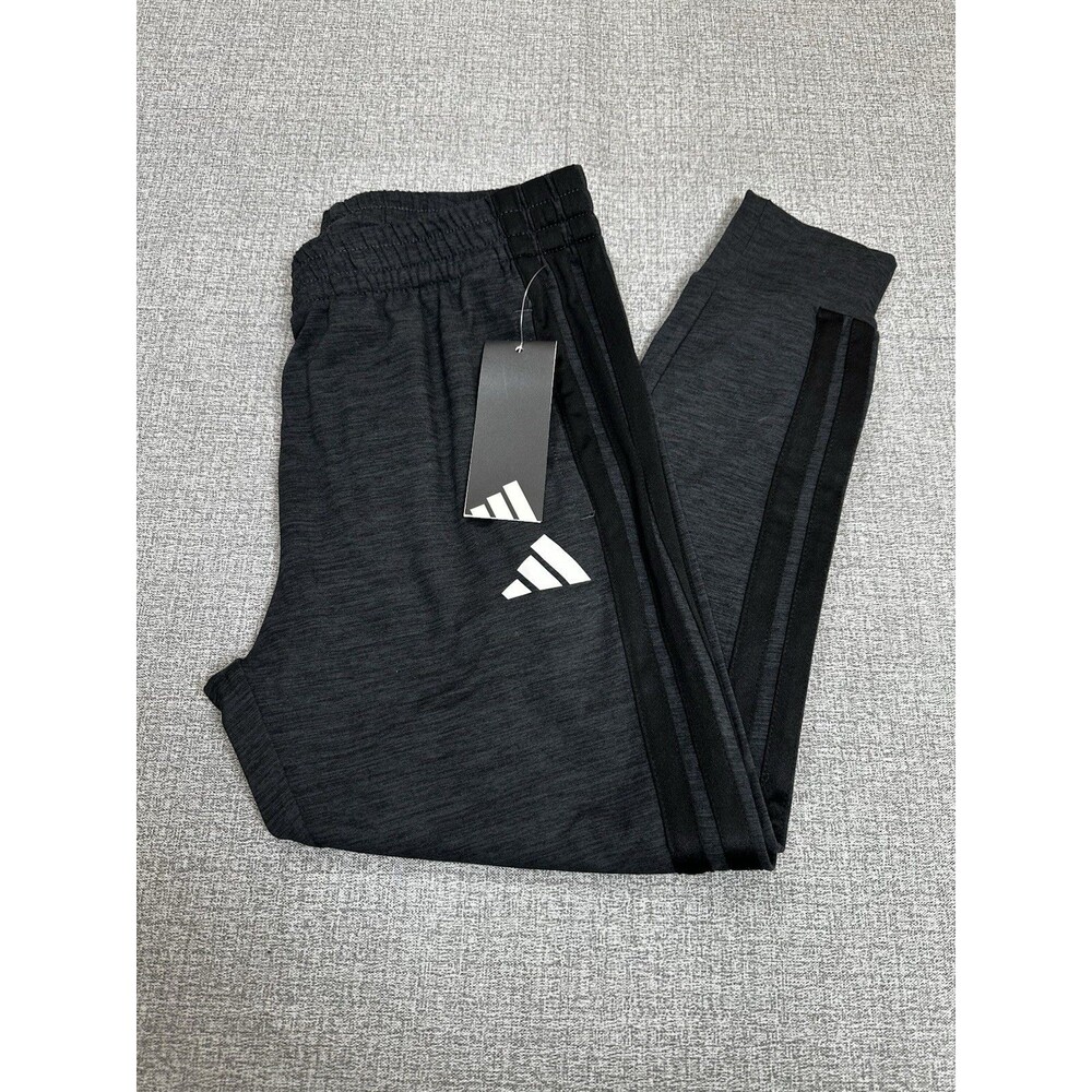 Adidas Girl Gray/black Jogger Size S 7/8+